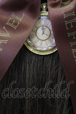 画像3: Amavel / 時計モチーフリボンバレッタ  ミントＸゴールド T-26-02-19-043-CA-AC-SA-ZT