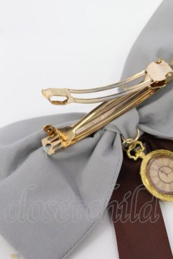 画像5: Amavel / 時計モチーフリボンバレッタ  ミントＸゴールド T-26-02-19-043-CA-AC-SA-ZT