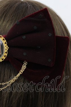 画像2: Amavel / エンブレムカメオリボン2WAY  ボルドー T-26-02-19-044-CA-AC-SA-ZT