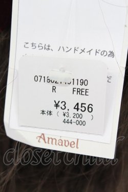 画像5: Amavel / エンブレムカメオリボン2WAY  ボルドー T-26-02-19-044-CA-AC-SA-ZT