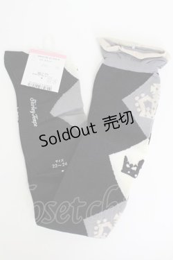 画像2: Shirley Temple / クラウンダイヤオーバーニー 22-24CM 黒 T-26-02-19-006-ET-ZA-SA-ZT