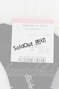 画像3: Shirley Temple / クラウンダイヤオーバーニー 22-24CM 黒 T-26-02-19-006-ET-ZA-SA-ZT