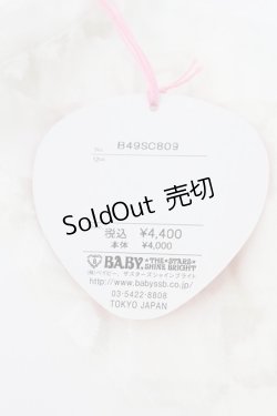 画像3: BABY,THE STARS SHINE BRIGHT / BABYダイヤ柄シースルーオーバーニーソックス  白 T-26-02-19-001-BA-ZA-SA-ZT437