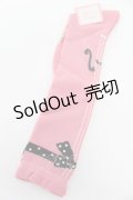 Shirley Temple / ドットリボンハイソックス 22-24CM ピンク T-26-02-19-002-ET-ZA-SA-ZT437