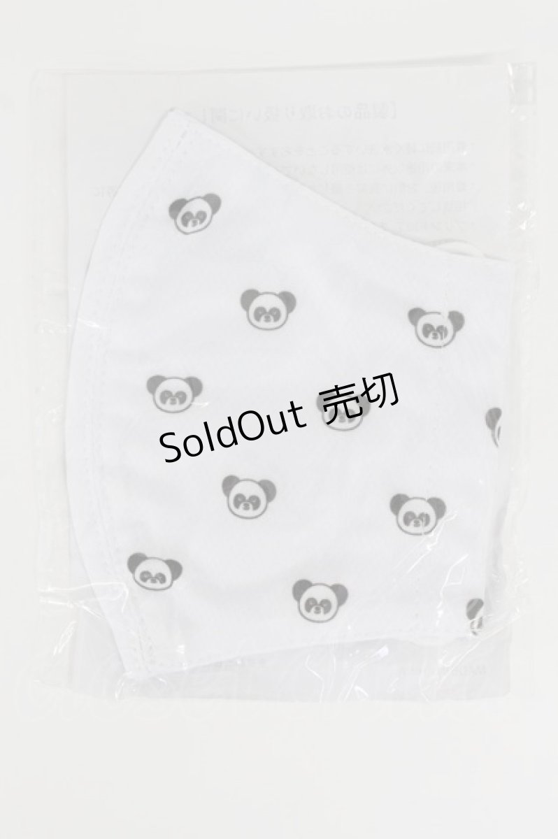 画像1: Candy Stripper / PEPE PATTERN MASK  ホワイト T-26-02-19-015-PU-ZA-SA-ZT437-F007 (1)