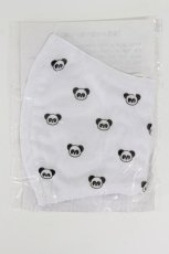 画像1: Candy Stripper / PEPE PATTERN MASK  ホワイト T-26-02-19-015-PU-ZA-SA-ZT437-F007 (1)