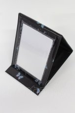 画像1: Candy Stripper / BUTTERFLY FOLDING MIRROR  ブラック T-26-02-19-019-PU-ZA-SA-ZT444 (1)