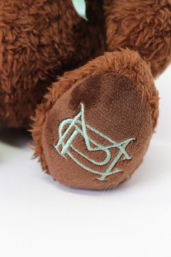 画像3: Maison de FLEUR Petite Robe canone / かのくまちゃんぬいぐるみ  ブラウン×グリーン T-26-02-19-024-EL-ZA-SA-ZT