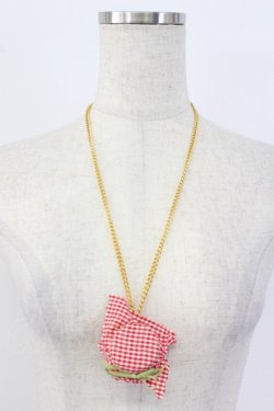 画像1: WONDERFUL WORLD / ジャム瓶モチーフネックレス  赤Ｘゴールド T-26-02-19-026-LO-AC-SA-ZT