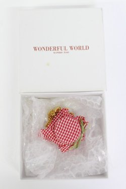 画像3: WONDERFUL WORLD / ジャム瓶モチーフネックレス  赤Ｘゴールド T-26-02-19-026-LO-AC-SA-ZT