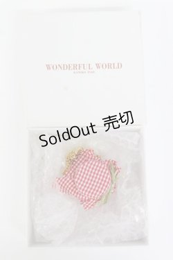 画像3: WONDERFUL WORLD / ジャム瓶モチーフネックレス  赤Ｘゴールド T-26-02-19-026-LO-AC-SA-ZT