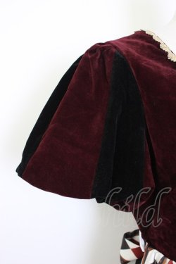 画像4: axes femme kawaii / ドールズサーカスワンピース  ボルドー T-26-02-20-024-AX-OP-SA-ZT