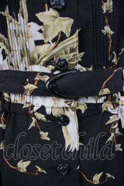 画像3: INGEBORG / 百合ブーケ柄ワンピース  クロ T-26-02-20-026-LO-OP-OW-ZT