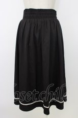 画像2: axes femme / ベルトデザインサス付きスカート  黒 T-26-02-20-029-AX-SK-SA-ZT555 (2)