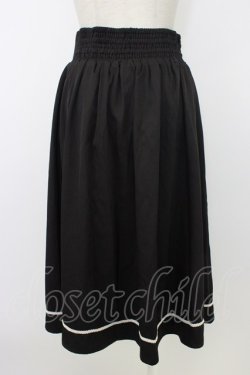 画像2: axes femme / ベルトデザインサス付きスカート  黒 T-26-02-20-029-AX-SK-SA-ZT