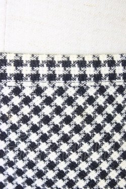 画像4: INGEBORG / ベルト使い千鳥柄スカート L クロ T-26-02-20-030-LO-SK-OW-ZT