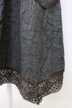 画像4: INGEBORG / レース配色カットスカート  グレー T-26-02-20-031-LO-SK-OW-ZT