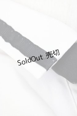 画像4: axes femme / ミリタリー風ブラウス  アイボリーＸ黒 T-26-02-20-005-AX-BL-SA-ZT