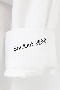 画像7: axes femme / ミリタリー風ブラウス  アイボリーＸ黒 T-26-02-20-005-AX-BL-SA-ZT