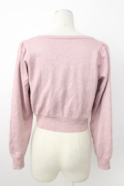 画像2: axes femme kawaii / メルティハートショートカーディガン  ピンク T-26-02-20-008-AX-TO-SA-ZT