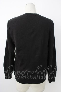 画像2: INGEBORG / ドットチュール使いカーディガン  クロ T-26-02-20-013-LO-TO-OW-ZT