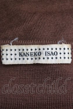 画像4: KANEKO ISAO / リボンモチーフ使いニットプルオーバー  ブラウン T-26-02-20-015-EL-TO-OW-ZT