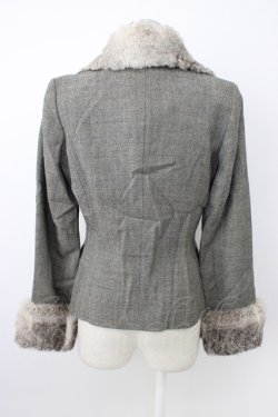 画像2: INGEBORG / ラビットファー使いジャケット S グレー T-26-02-20-016-LO-JA-OW-ZT