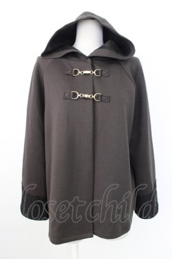 画像1: axes femme / ダンボールニットケープ  黒 T-26-02-20-017-AX-TO-SA-ZT