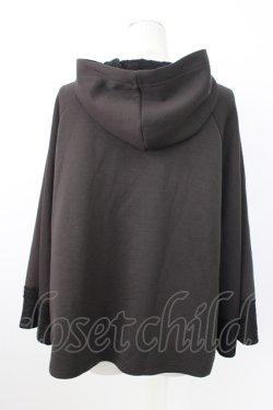 画像2: axes femme / ダンボールニットケープ  黒 T-26-02-20-017-AX-TO-SA-ZT