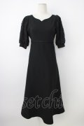 MISCH MASCH / レース袖Aラインワンピース F 黒 T-26-02-20-018-PU-OP-SA-ZT