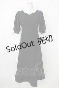 MISCH MASCH / レース袖Aラインワンピース F 黒 T-26-02-20-018-PU-OP-SA-ZT551