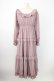 画像2: axes femme kawaii / クラシカルフリルロングワンピ  ピンク T-26-02-20-019-AX-OP-SA-ZT (2)