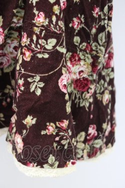 画像5: Ank Rouge / 薔薇柄コーデュロイサススカート M ブラウン T-26-02-20-021-CA-PA-SA-ZT