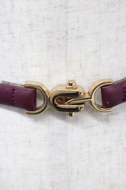 画像3: F i.n.t / Uバックルベルト  ワイン T-26-02-21-003-0-ZA-OW-ZT