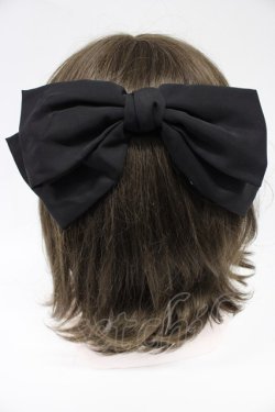 画像1: an another angelus / リボンバレッタ  クロ T-26-02-21-030-CA-ZA-OW-ZT