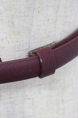 画像4: F i.n.t / Uバックルベルト  ワイン T-26-02-21-003-0-ZA-OW-ZT