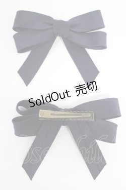 画像2: Fi.n.t / リトルリボンヘアクリップセット  ネイビー T-26-02-21-035-CA-AC-OW-ZT