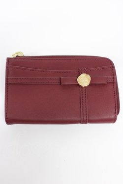 画像1: m petit by misako / NINA'Sコラボ フラグメントケース  ワイン T-26-02-21-009-LO-ZA-OW-ZT