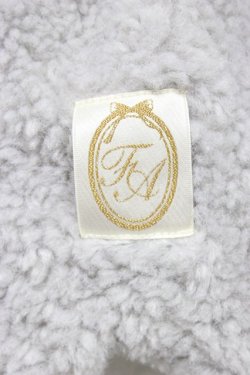 画像4: F i.n.t / リボンタイフェイクボアティペット  グレー T-26-02-21-001-0-ZA-IG-ZT