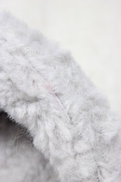 画像5: F i.n.t / リボンタイフェイクボアティペット  グレー T-26-02-21-001-0-ZA-IG-ZT