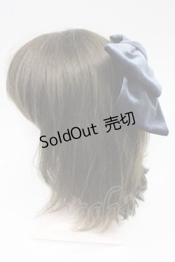 画像2: Fi.n.t / ベロアビッグリボンバレッタ  ブルー T-26-02-21-026-CA-AC-OW-ZT633-F001