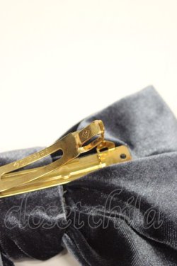 画像3: Fi.n.t / ベロアビッグリボンバレッタ  ブルー T-26-02-21-026-CA-AC-OW-ZT