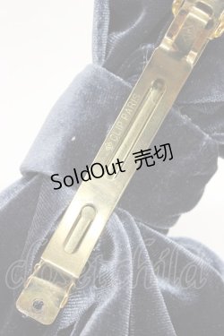 画像4: Fi.n.t / ベロアビッグリボンバレッタ  ブルー T-26-02-21-026-CA-AC-OW-ZT633-F001