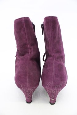 画像2: an another angelus / プチレースアップスウェードブーツ  パープル T-26-02-23-024-CA-SH-SA-ZT