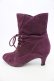 画像3: an another angelus / プチレースアップスウェードブーツ  パープル T-26-02-23-024-CA-SH-SA-ZT (3)
