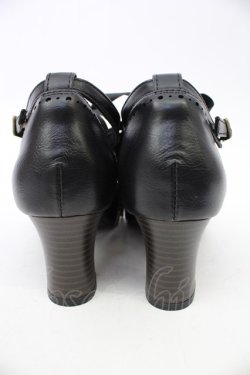 画像2: ALICE and the PIRATES / クラシカルコンビパンプス S 黒 T-26-02-23-028-PA-SH-SA-ZT