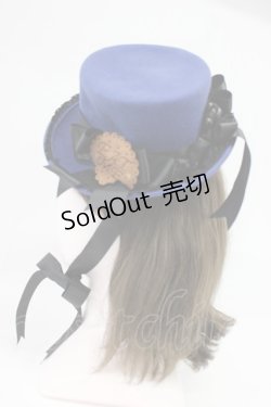 画像3: ALICE and the PIRATES / てまねき影絵のアリスミニHat  エーゲブルー T-26-02-23-029-PA-AC-SA-ZT