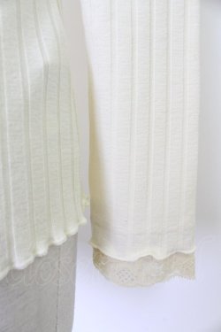 画像3: axes femme / パールリブトップス M キナリ T-26-02-23-030-AX-TO-SA-ZT