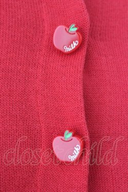 画像3: MILK / リトルアップルカーデ  レッド T-26-02-23-035-ML-TO-SA-ZT