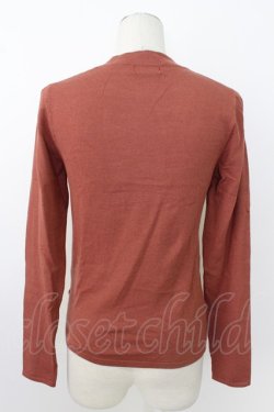 画像2: axes femme / 肩レースシンプルニットプルオーバー M ブラウン T-26-02-23-037-AX-TO-SA-ZT